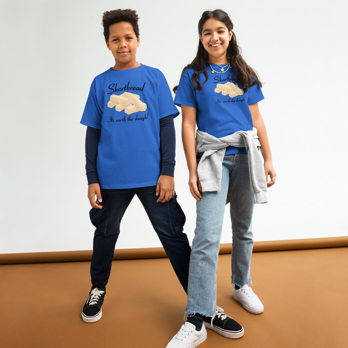 "Shortbread: It's Worth the Dough!" Youth classic tee - Knife Shift