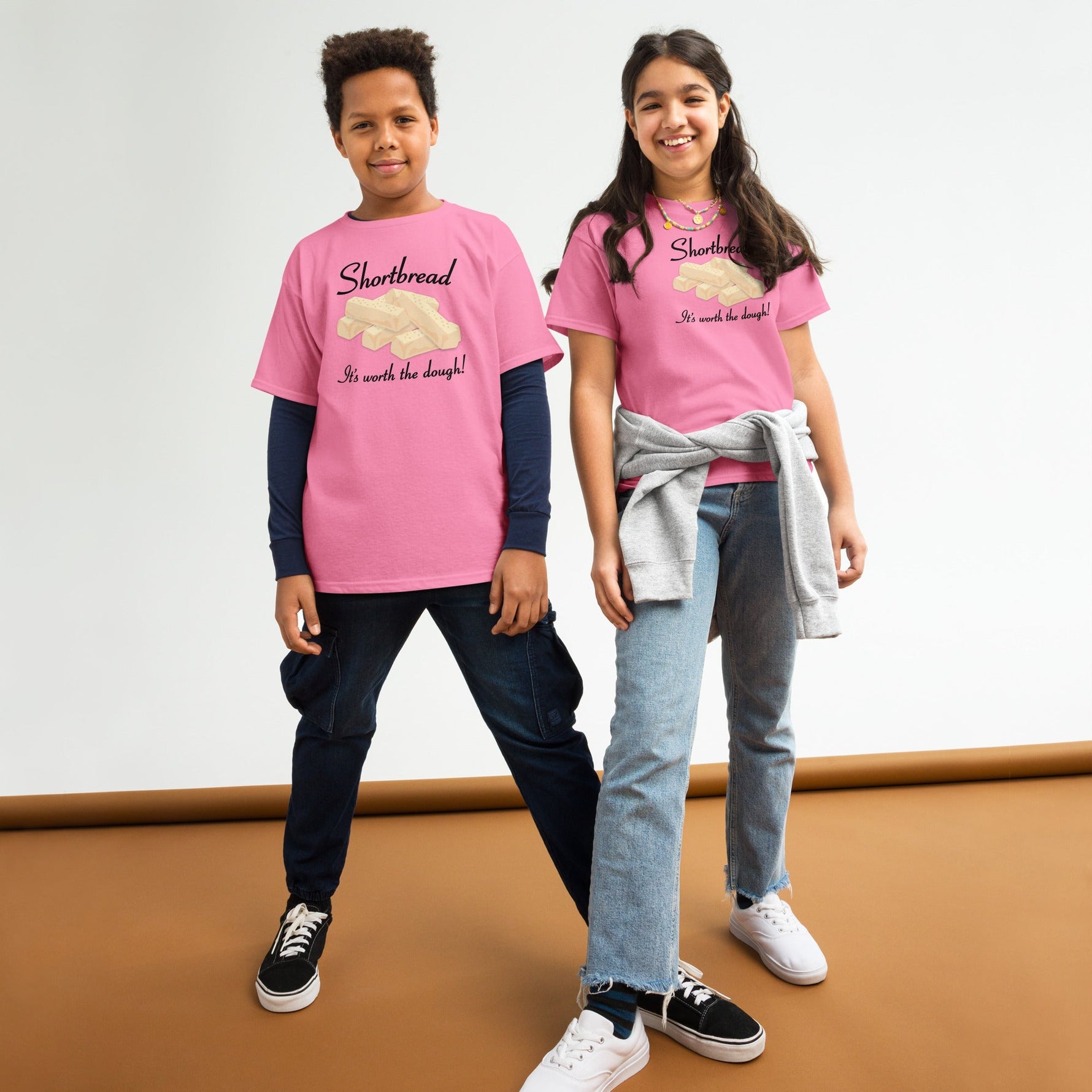 "Shortbread: It's Worth the Dough!" Youth classic tee - Knife Shift