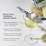 Stainless Steel Absinthe Spoon - Knife Shift
