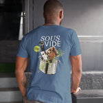 Sous Vide Technique - Unisex Heavyweight T-shirt-T-Shirt-gift ideas for foodies-Knife Shift