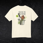 Sous Vide Technique - Unisex Heavyweight T-shirt-T-Shirt-gift ideas for foodies-Knife Shift