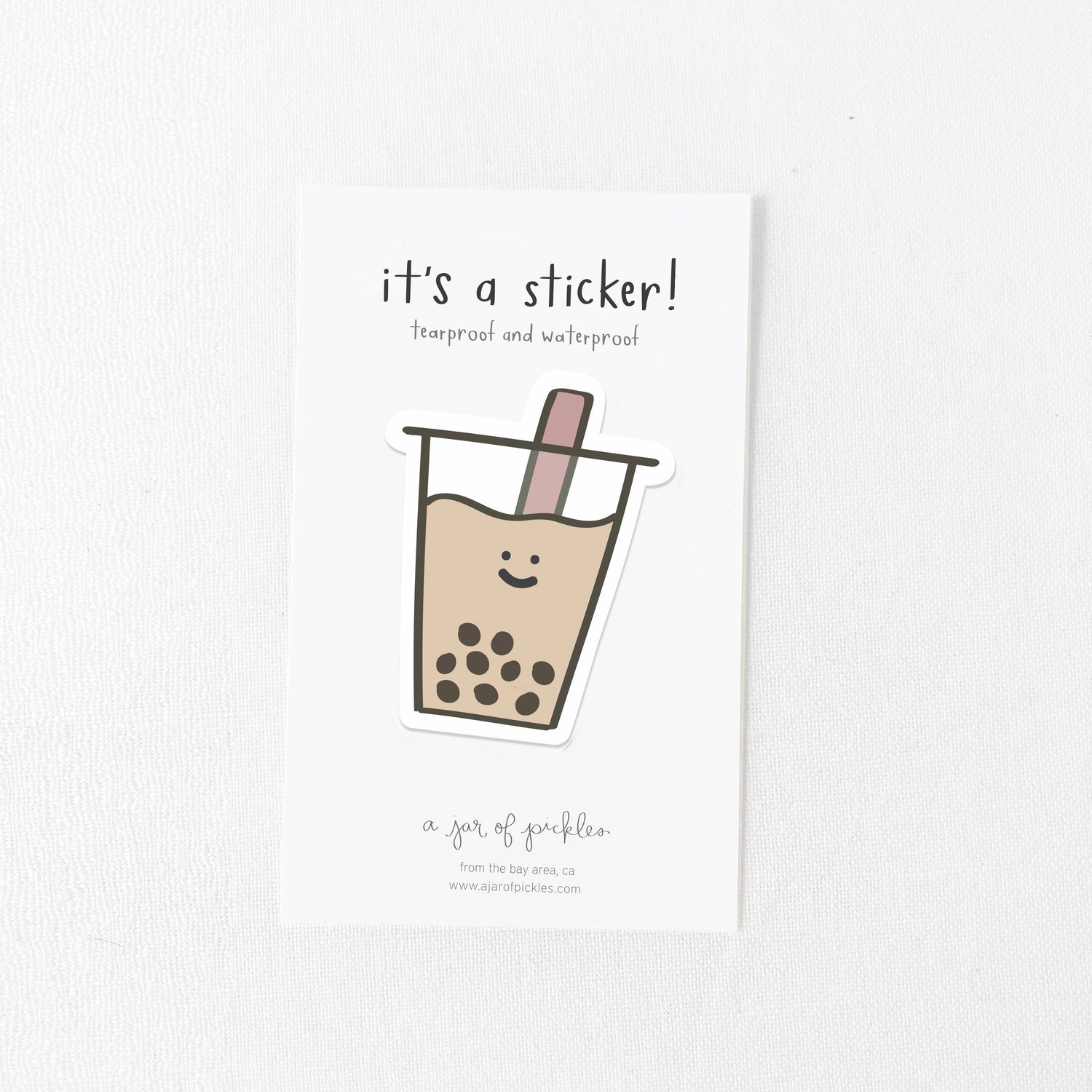 Boba Vinyl Sticker - Knife Shift