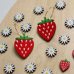 Strawberry Hoop Earrings - Knife Shift