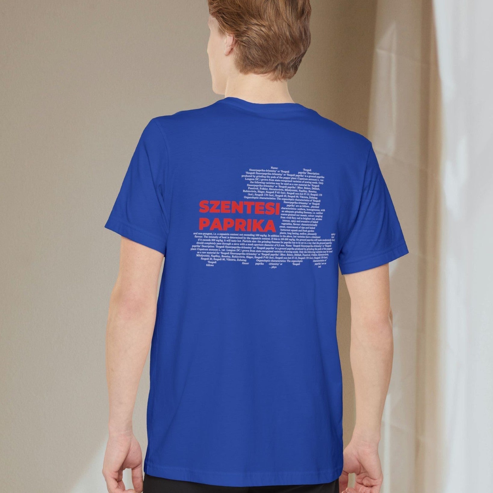 Szentesi Paprika Map - Pocket T-shirt-T-Shirt-gift ideas for foodies-Knife Shift