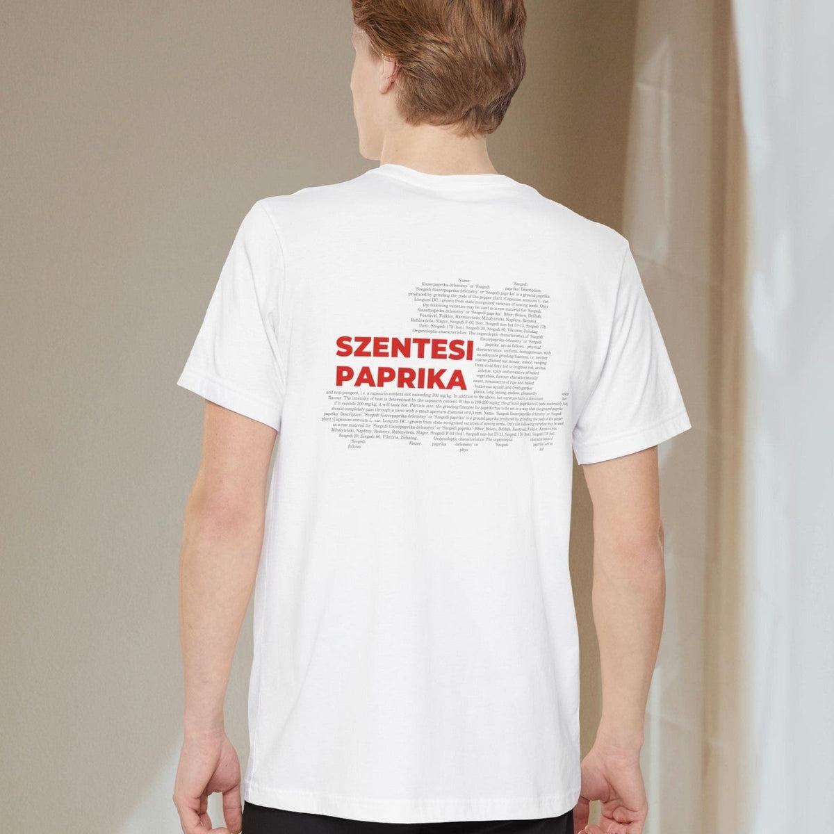 Szentesi Paprika Map - Pocket T-shirt-T-Shirt-gift ideas for foodies-Knife Shift