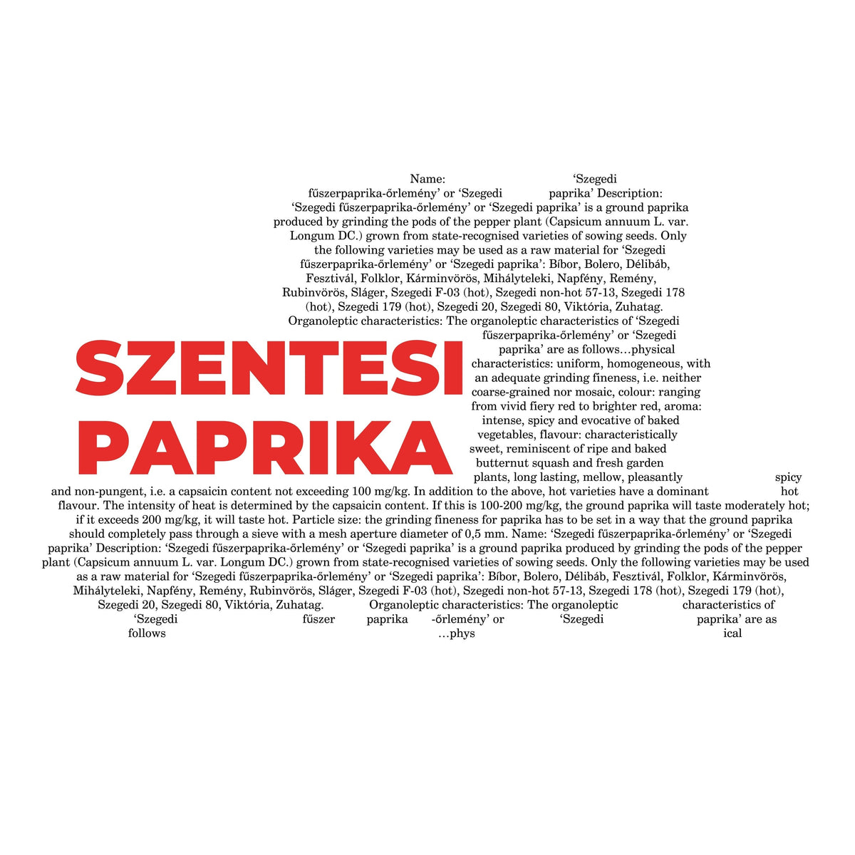 Szentesi Paprika Map - Pocket T-shirt-T-Shirt-gift ideas for foodies-Knife Shift