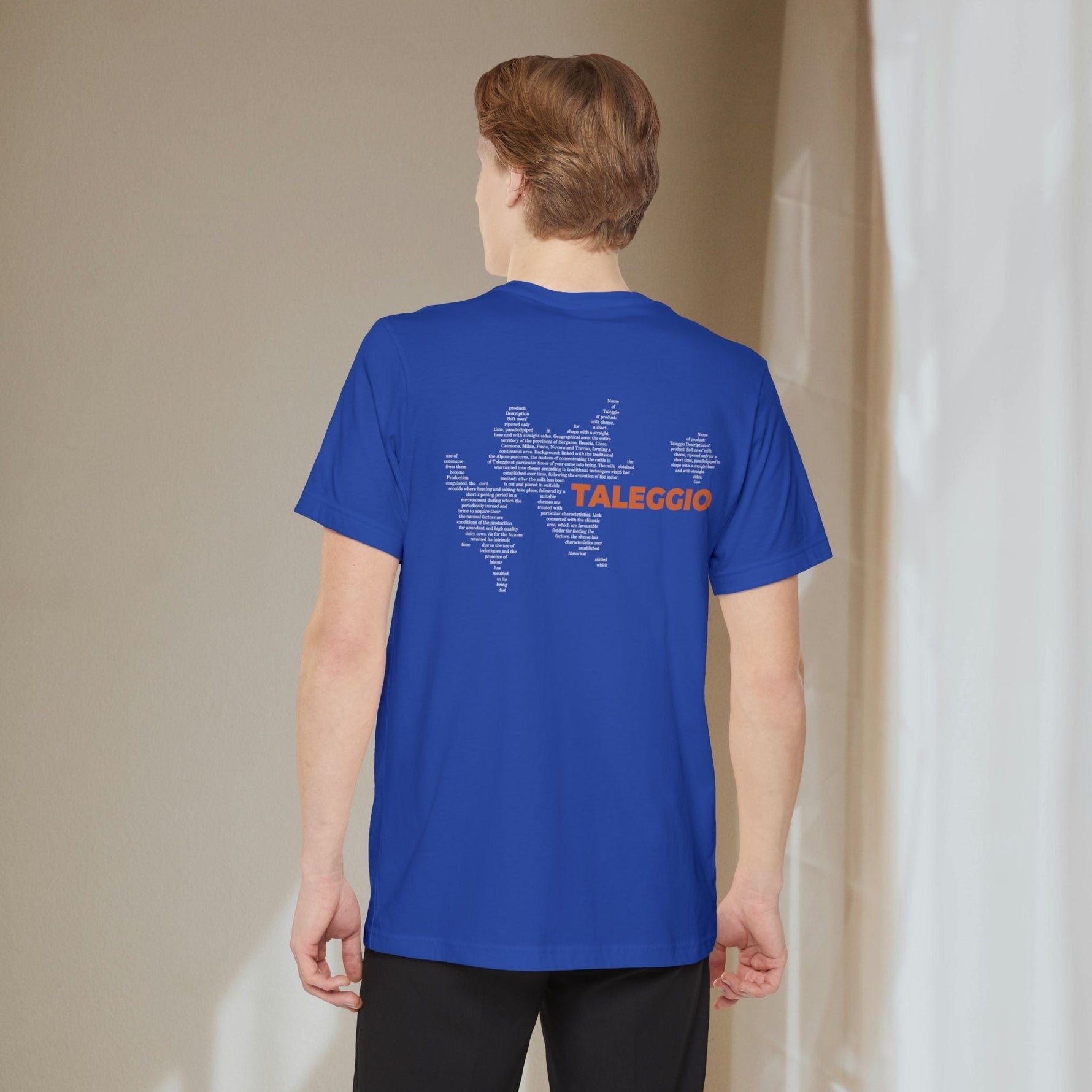 Taleggio Cheese Map - Pocket T-shirt-T-Shirt-gift ideas for foodies-Knife Shift