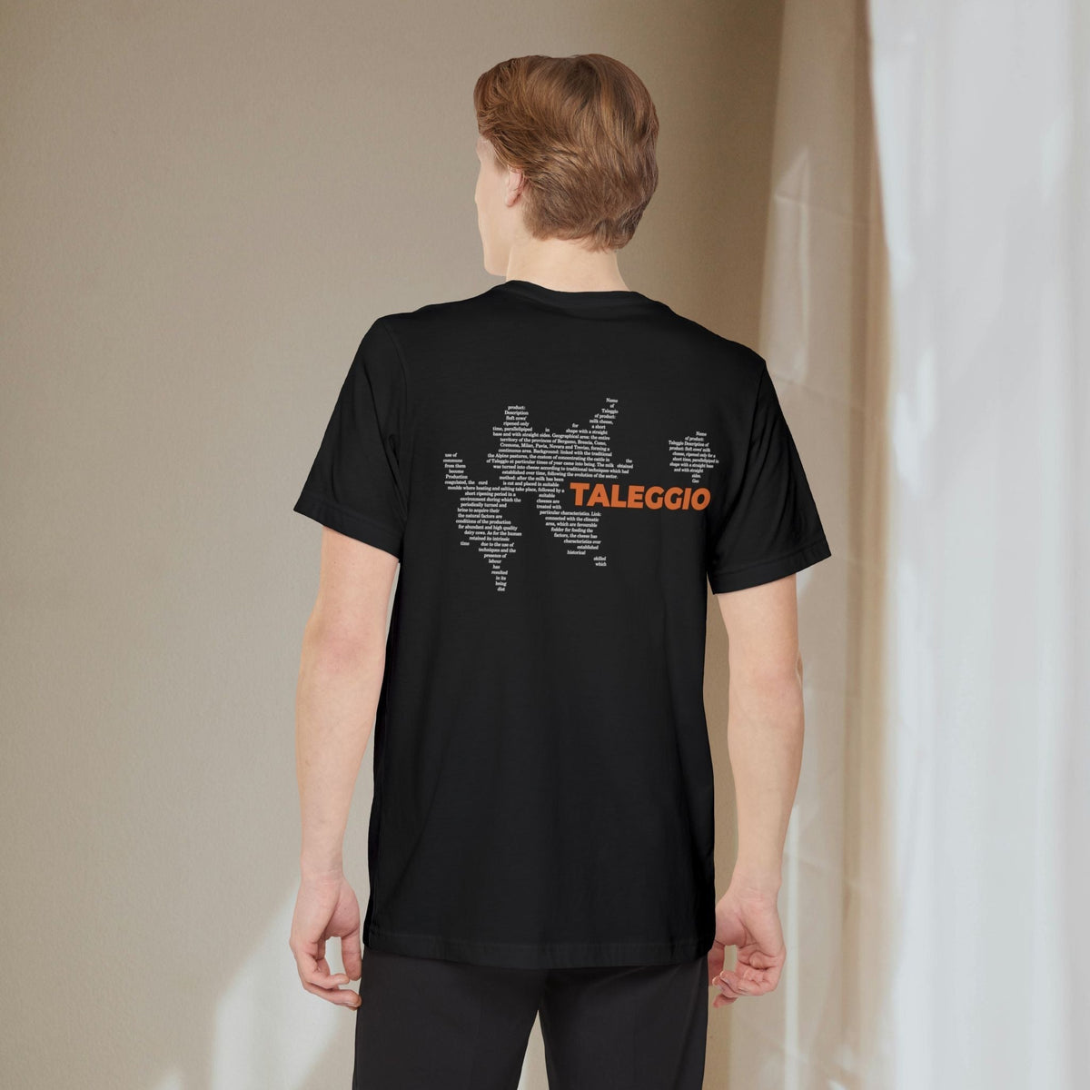 Taleggio Cheese Map - Pocket T-shirt-T-Shirt-gift ideas for foodies-Knife Shift