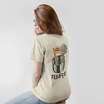 Temper Technique - Unisex Heavyweight T-shirt-T-Shirt-gift ideas for foodies-Knife Shift