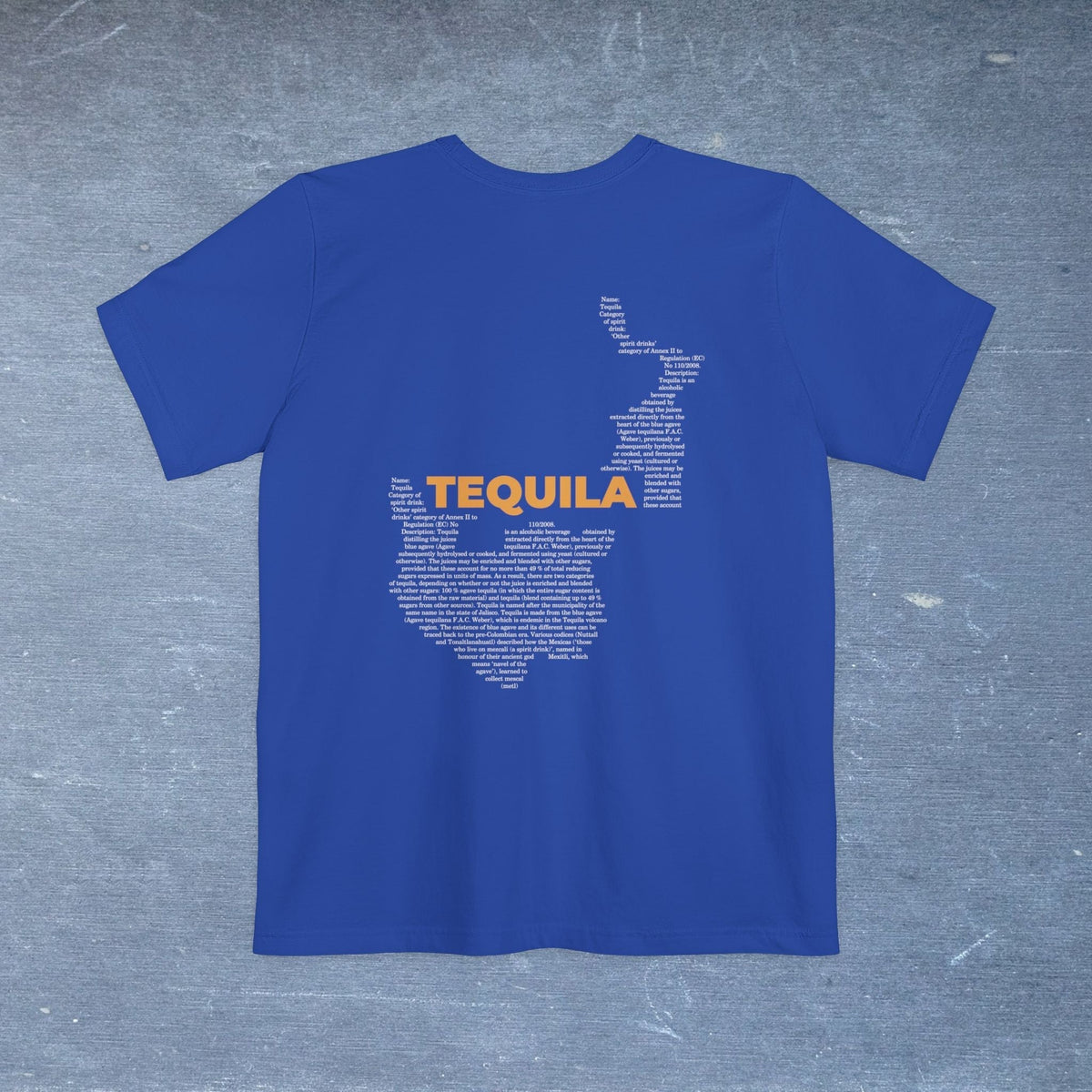 Tequila Map - Pocket T-shirt-T-Shirt-gift ideas for foodies-Knife Shift