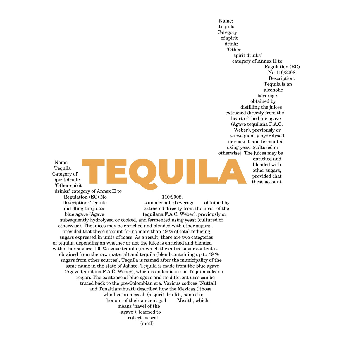 Tequila Map - Pocket T-shirt-T-Shirt-gift ideas for foodies-Knife Shift