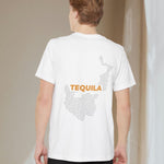 Tequila Map - Pocket T-shirt-T-Shirt-gift ideas for foodies-Knife Shift