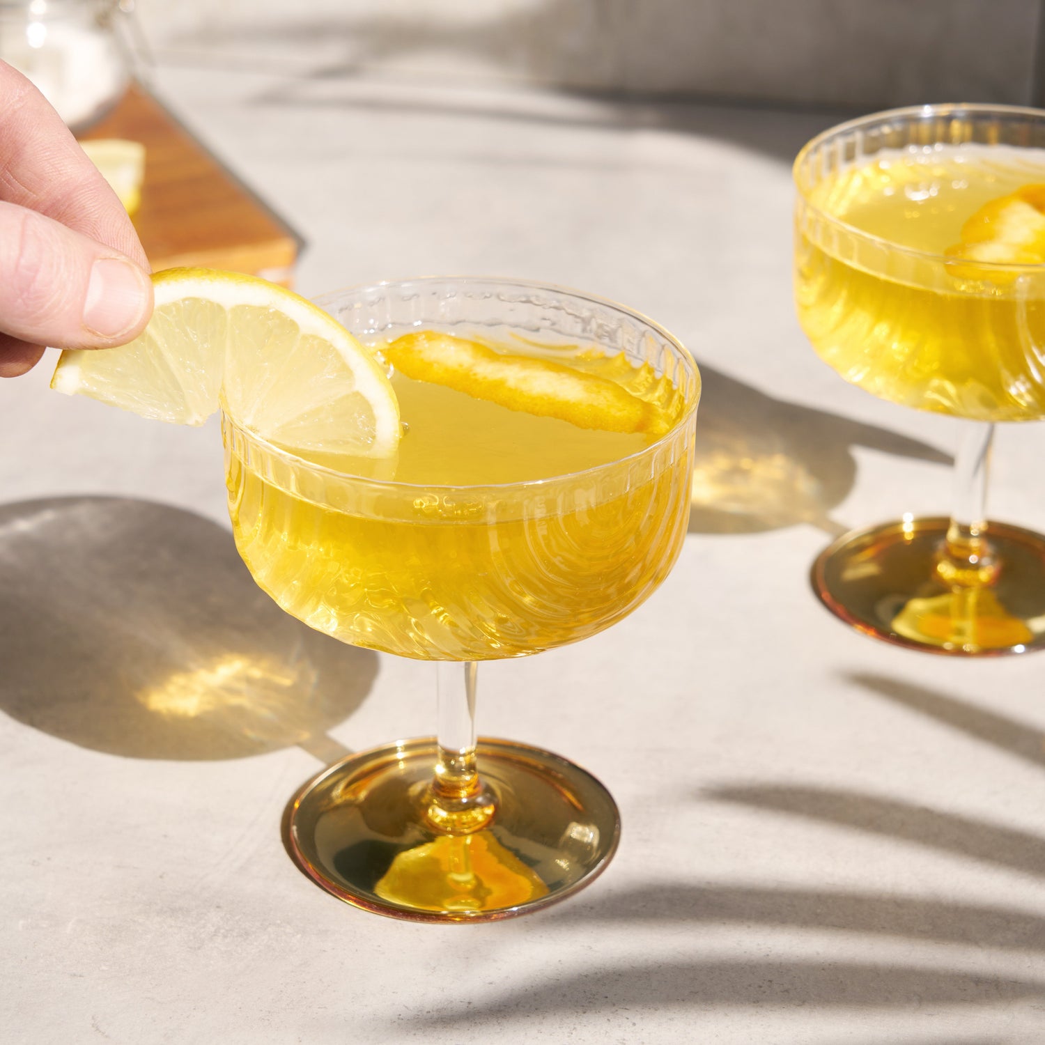 Gatsby Coupe Glasses Set of 2 - Knife Shift