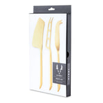 Cheese Knives in Gold Set of 3 - Knife Shift