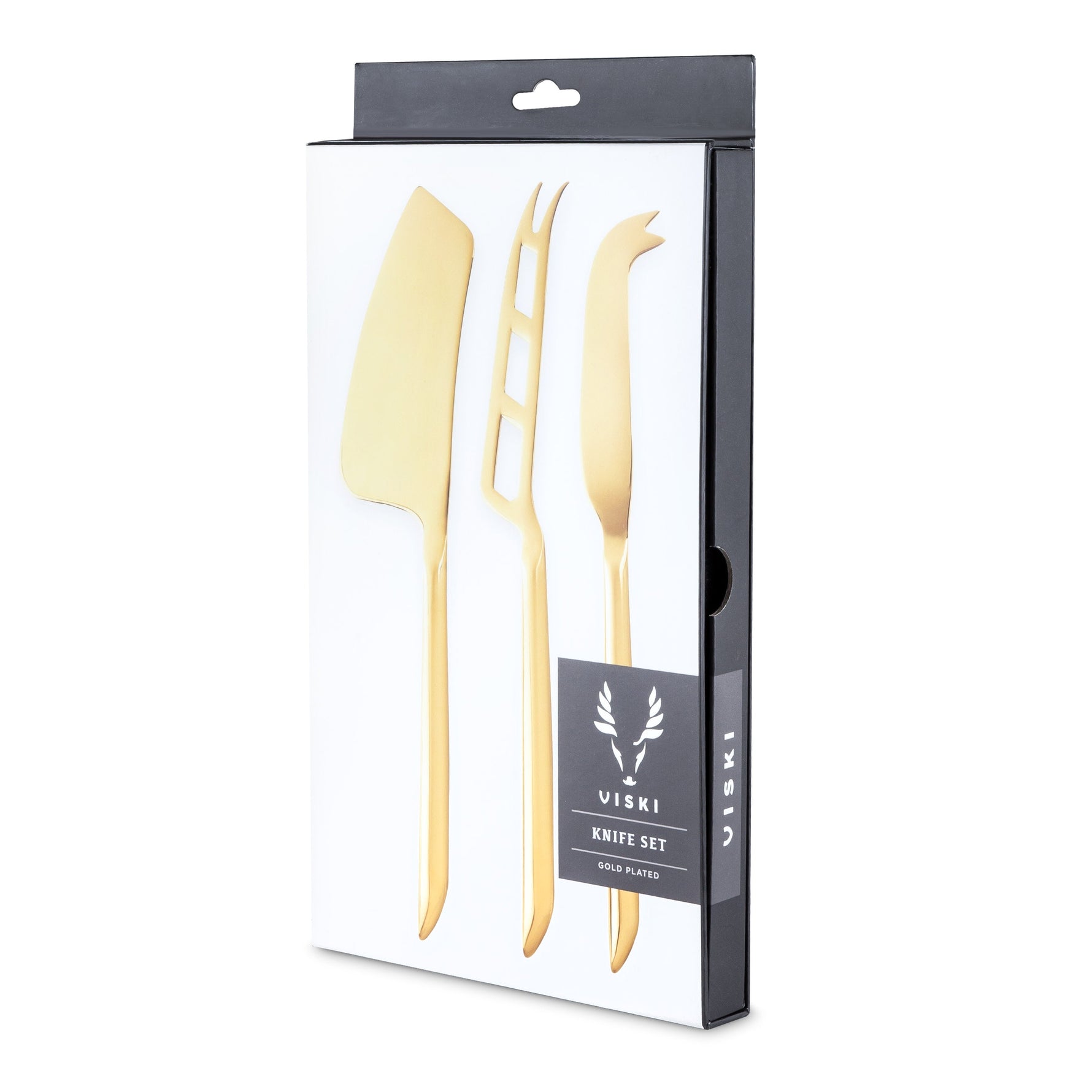 Cheese Knives in Gold Set of 3 - Knife Shift