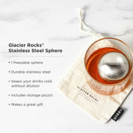 Glacier Rocks Large Stainless Steel Sphere - Knife Shift