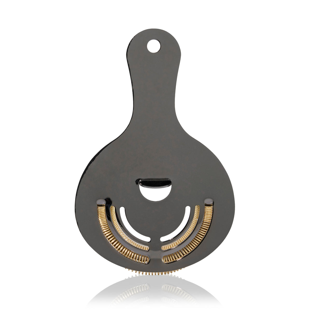 4-Piece Stainless Steel Barware Set in Black & Gold - Knife Shift