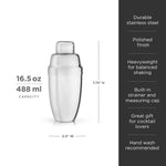 Harrison Heavyweight Cocktail Shaker - Knife Shift
