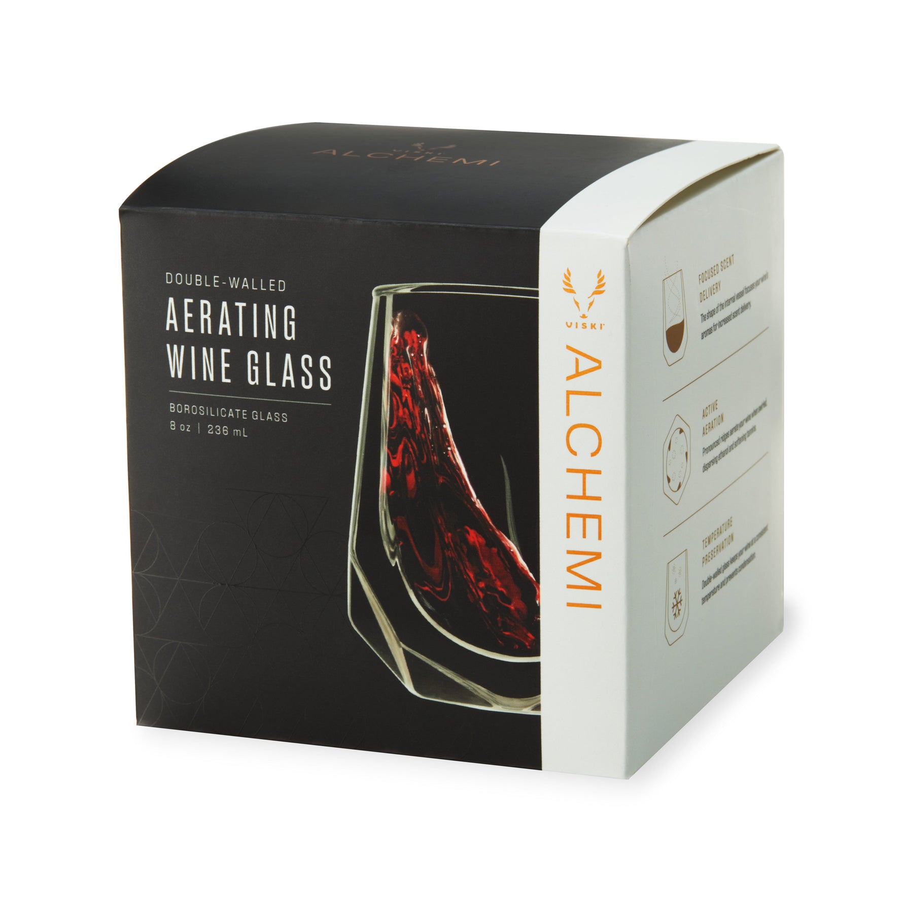 Alchemi Aerating Wine Tasting Glass - Knife Shift