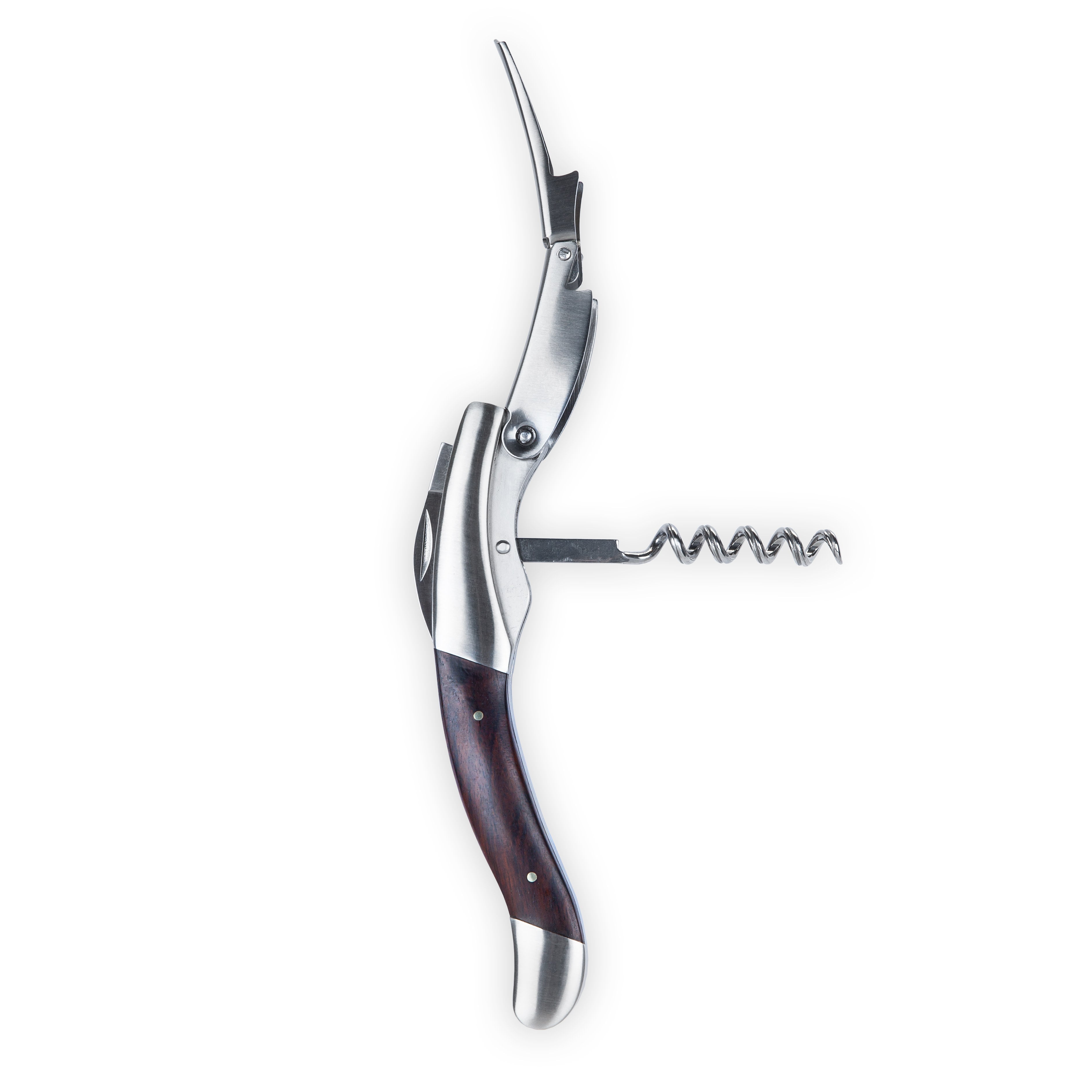 Admiral Heavyweight Corkscrew with Ebony Wood Handle - Thumbnail 2