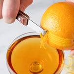 Professional Citrus Zester with Acacia Wood Handle - Knife Shift