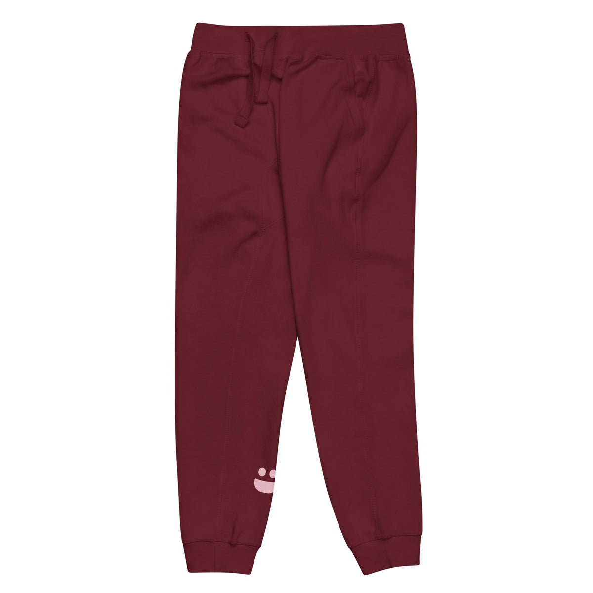 Maroon Fleece Sweatpants - Knife Shift
