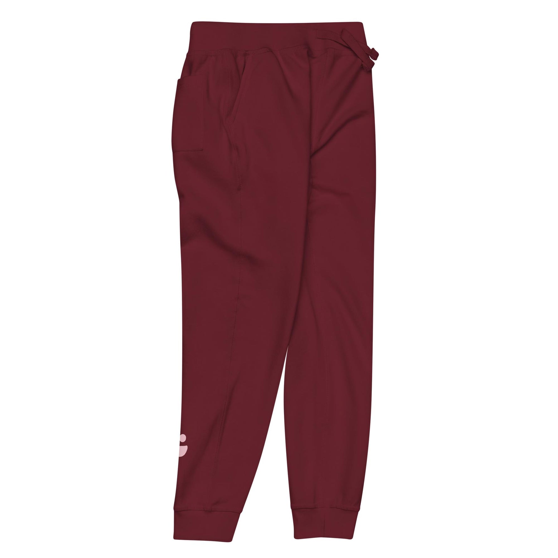 Maroon Fleece Sweatpants - Knife Shift