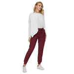 Maroon Fleece Sweatpants - Knife Shift