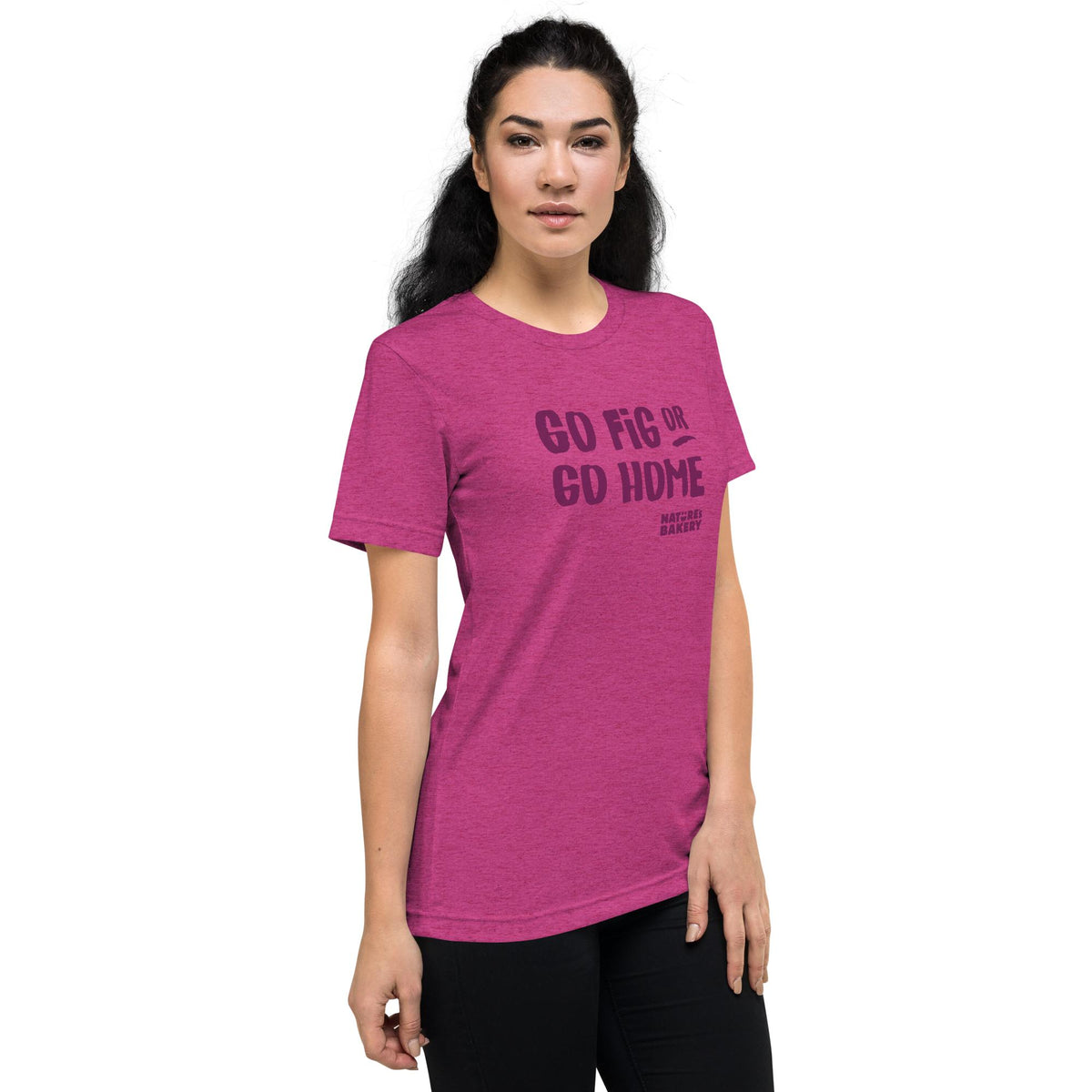 Go Fig Graphic Tee - Berry - Knife Shift