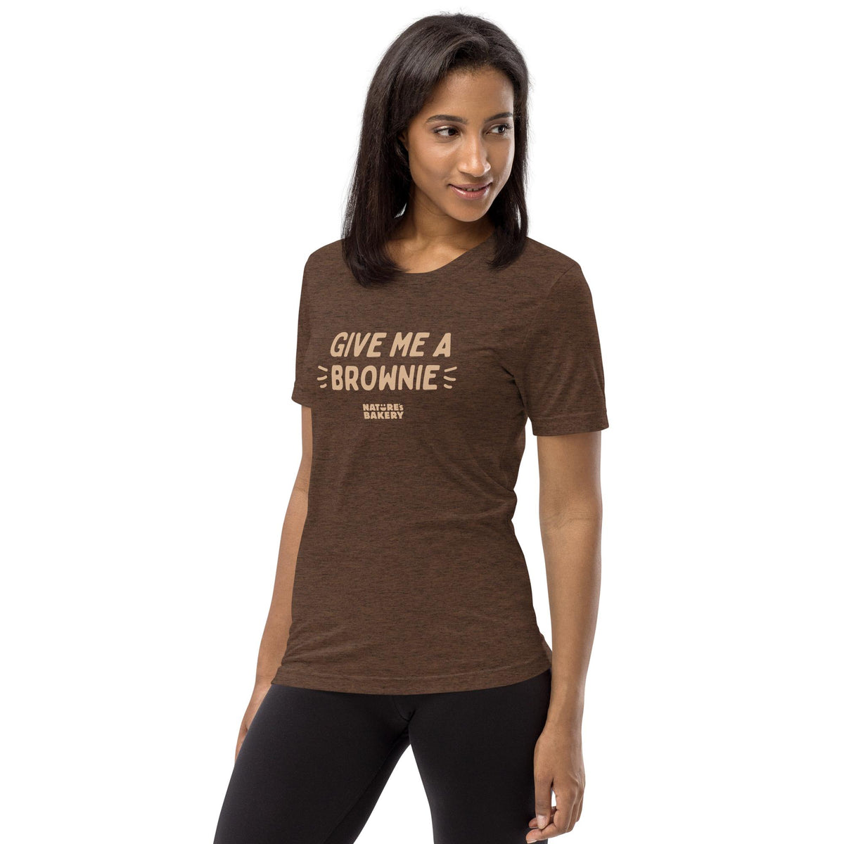Give Me A Brownie Graphic Tee - Brown - Knife Shift