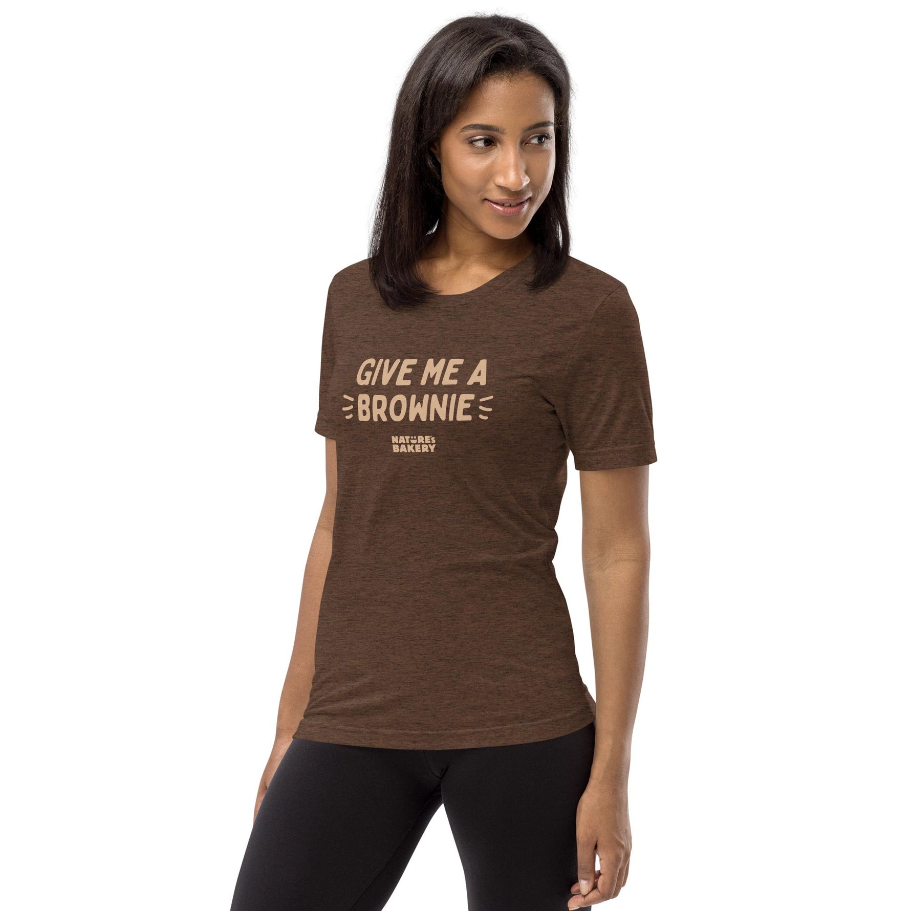 Give Me A Brownie Graphic Tee - Brown - Knife Shift