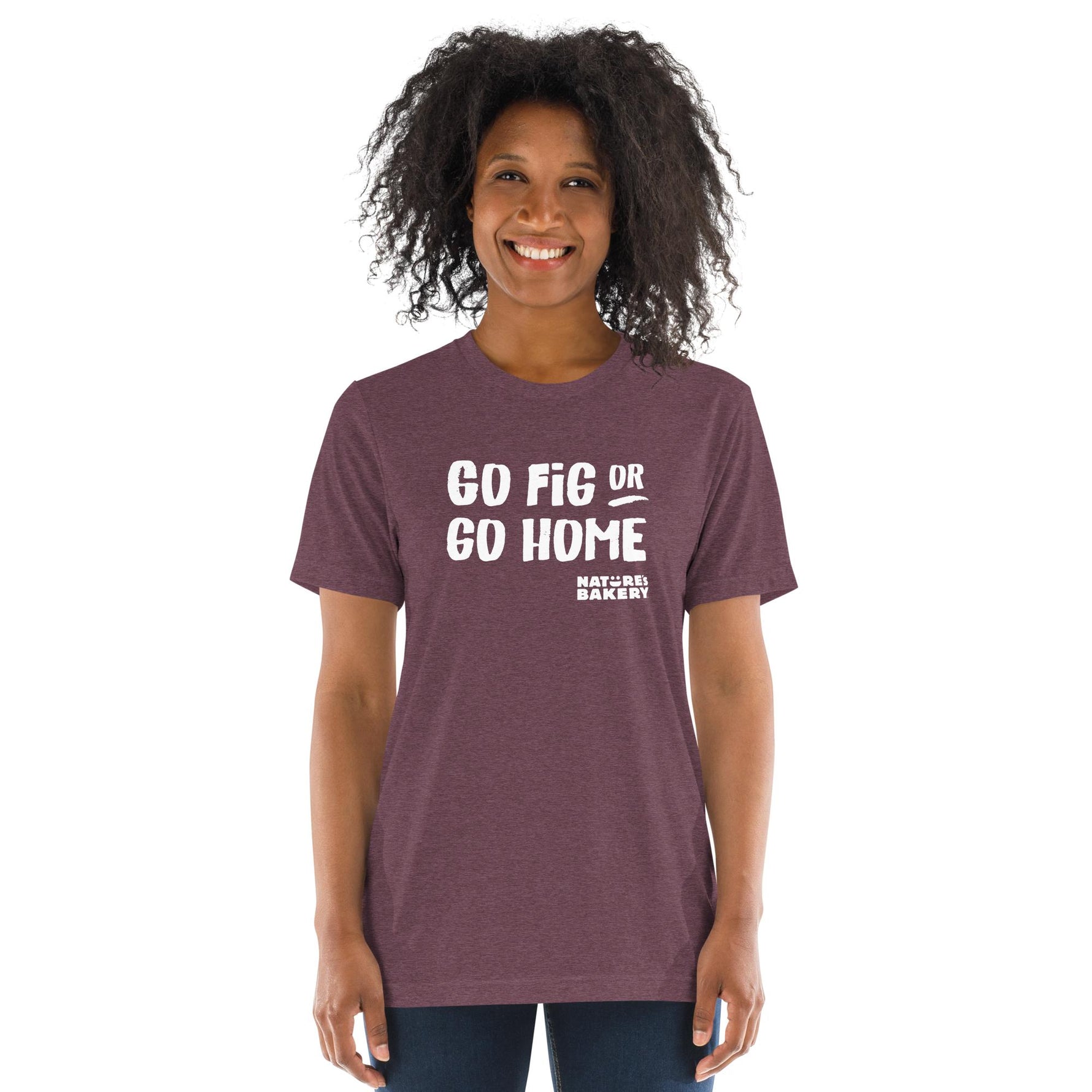 Go Fig Graphic Tee - Maroon - Knife Shift