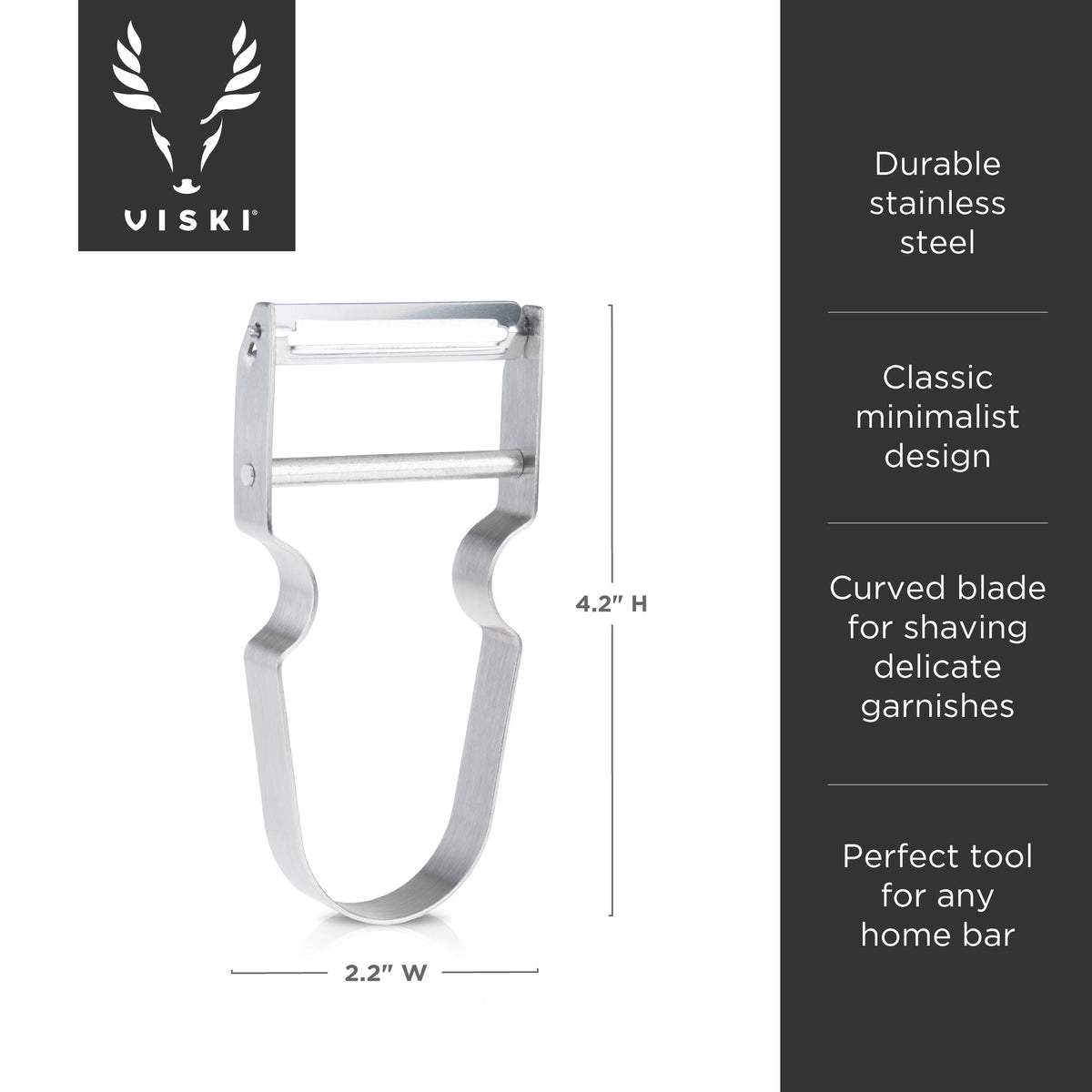 Professional Stainless Steel Citrus Peeler - Knife Shift
