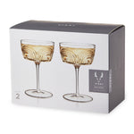 Beau Crystal Cocktail Coupes - Knife Shift