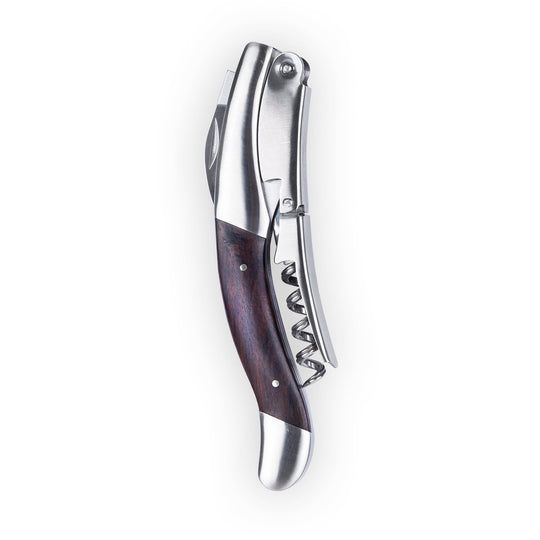 Admiral Heavyweight Corkscrew with Ebony Wood Handle - Knife Shift