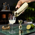 Art Deco Cocktail Shaker in Gold - Knife Shift
