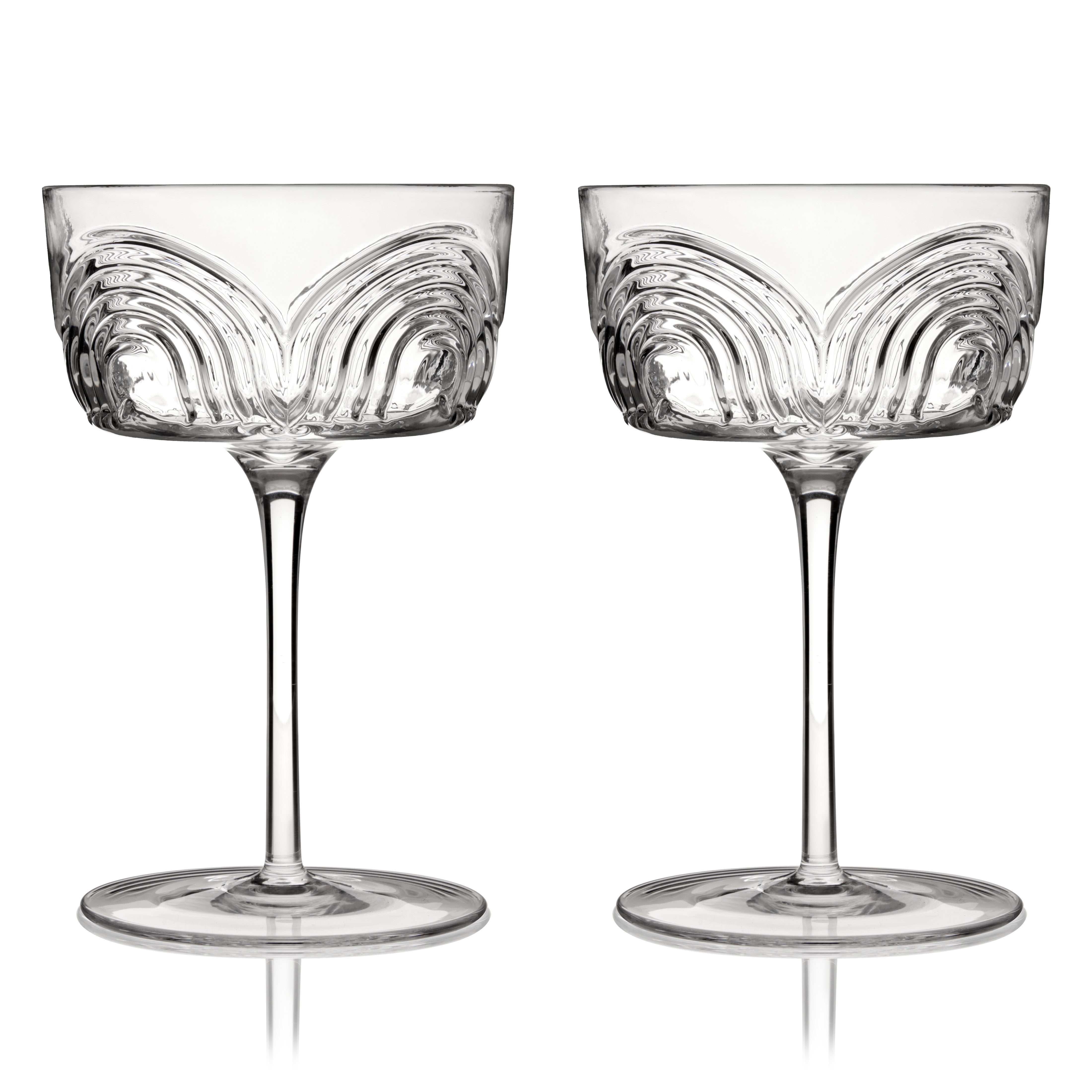 Beau Crystal Cocktail Coupes - Thumbnail 4