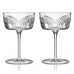 Beau Crystal Cocktail Coupes - Knife Shift
