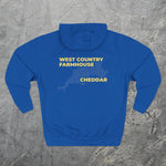 West Country Farmhouse Cheddar Cheese Map - Midweight Hoodie-Hoodie-gift ideas for foodies-Knife Shift