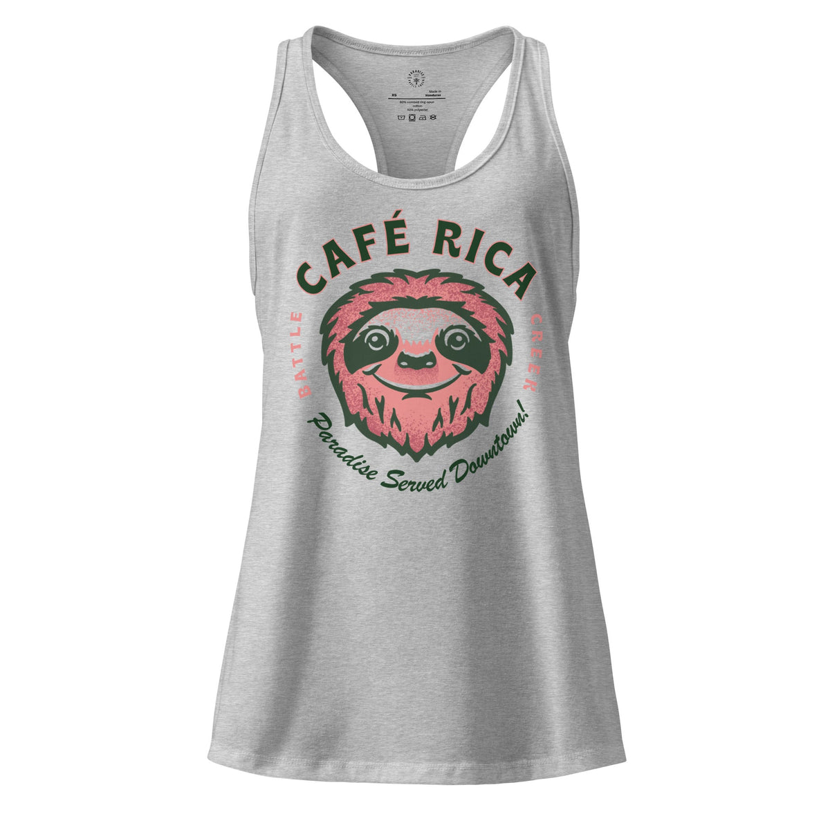 Sleepy Sloth Women’s fitted racerback tank top - Knife Shift