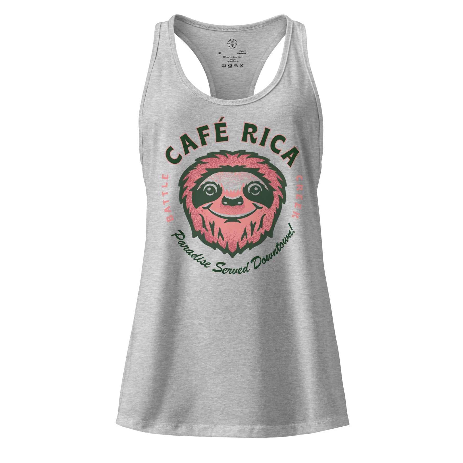 Sleepy Sloth Women’s fitted racerback tank top - Knife Shift