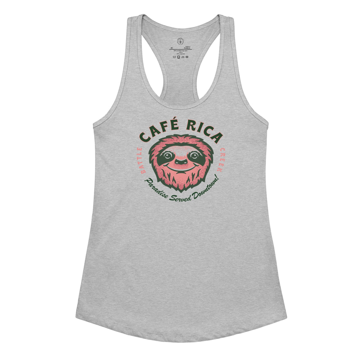 Sleepy Sloth Women’s fitted racerback tank top - Knife Shift