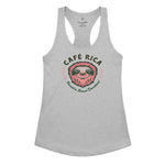 Sleepy Sloth Women’s fitted racerback tank top - Knife Shift