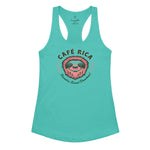 Sleepy Sloth Women’s fitted racerback tank top - Knife Shift
