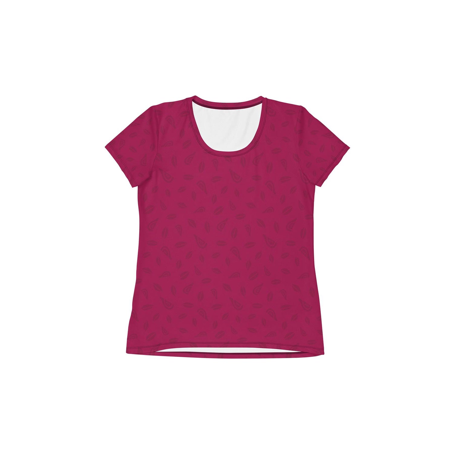 Women's Athletic Tee - Raspberry - Knife Shift