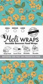 Beeswax Food Wrap - Puakenikeni Print - Knife Shift
