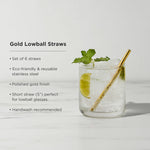 Belmont Lowball Straws Set of 6 - Knife Shift