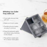 Glacier Ice Cube Tray with Lid - Knife Shift