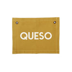 Queso Small Canvas Flag - Knife Shift