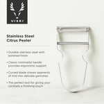 Professional Stainless Steel Citrus Peeler - Knife Shift